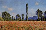 Field Canvas Paintings - Poppy Field